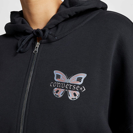 Толстовка Converse BLOOMING SKATE FZ HOODIE NIGHTFALL GREY