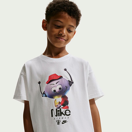 Футболка NIKE K NSW TEE M90 MAX GRAIL