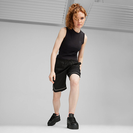 Шорты PUMA INFUSE WOVEN SHORTS PUMA BLACK
