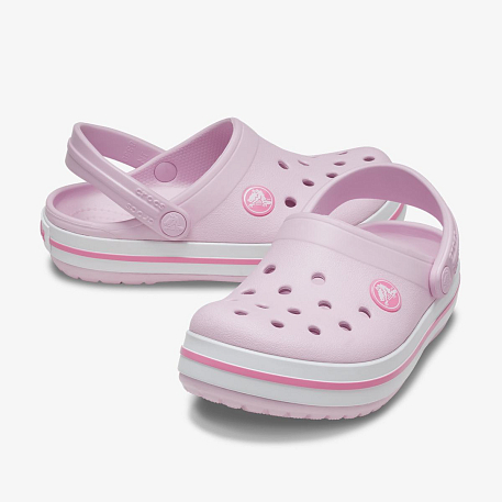 Клоги Crocs Crocband Clog K IBlu/Whi