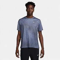 Футболка NIKE M NK DF MILER PRNT/MAT EXT