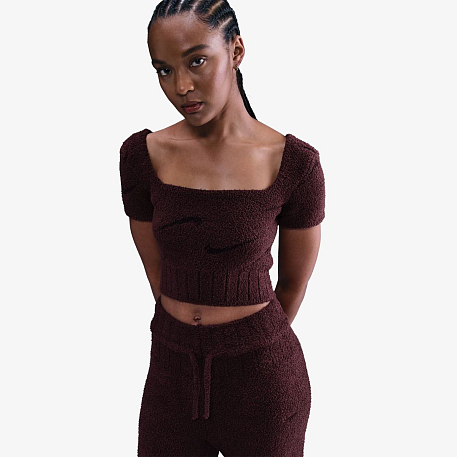 Футболка NIKE W NSW PHNX BCL SS CROP TOP