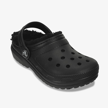 Клоги CROCS Classic Lined Clog T Blk/Blk