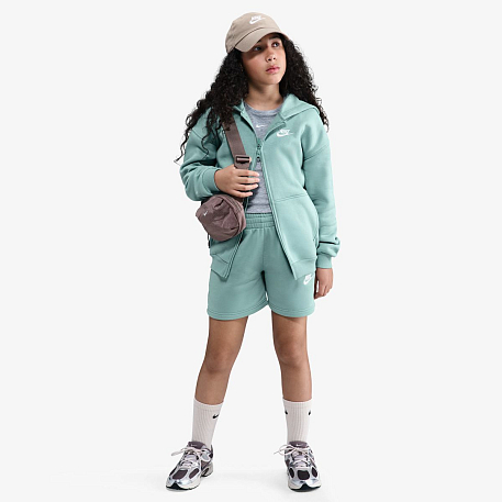 Толстовка NIKE G NSW CLUB FLC OVRSZD FZ LBR