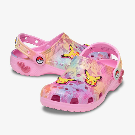 Клоги Crocs PIKACHU  PINK  CLS  CLG K MLT