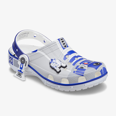 Клоги Crocs STAR  WARS  R2D2  CLS CLG MLT