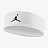 Повязка на голову JORDAN JORDAN DRI-FIT PERFORMANCE SPORT HEADBAND WHITE/BLACK OSFM
