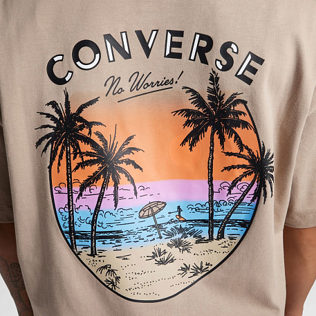 Футболка CONVERSE BEACH SCENE PALM TREE TEE