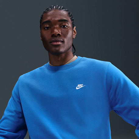 Толстовка NIKE M NK CLUB FT CREW