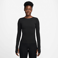 Футболка с длинным рукавом NIKE W NK ZENVY DF LS TOP NV