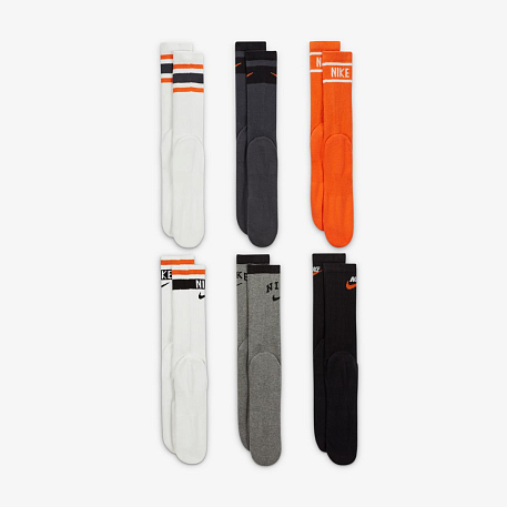 Носки Nike Everyday Plus Cushioned Crew Socks (6 Pairs)