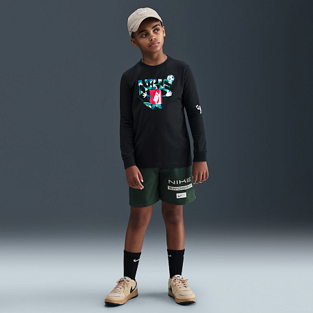 Футболка с длинным рукавом NIKE K NSW TEE LS BOXY SLIDE