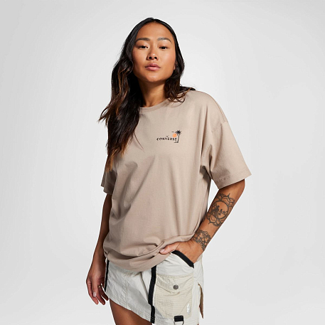 Футболка CONVERSE BEACH SCENE PALM TREE TEE