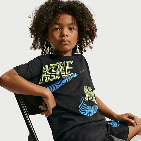 Набор: футболка, шорты NIKE NKB B NSW ITZ RELAXED JERSEY S