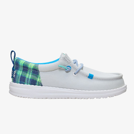 Кроссовки Hey Dude Wally Funk Y Prep Plaid Gr/Mt