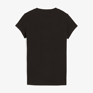 Футболка CLASSICS Ribbed Slim Tee PUMA Black