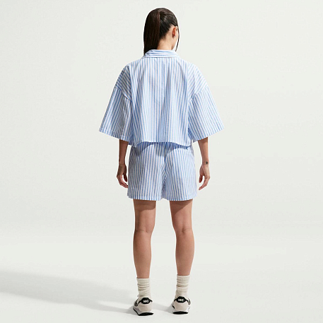 Рубашка NIKE W NSW OFFLN WVN PPLN STRP SS