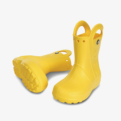 Сапоги Crocs Handle It Rain Boot Kids GrssGrn
