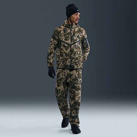 Толстовка NIKE M NK TECH FLC WR FZ JKT CAMO