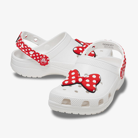 Клоги Crocs Disney  Minnie  Mouse  Cls Clg K Whi/Red