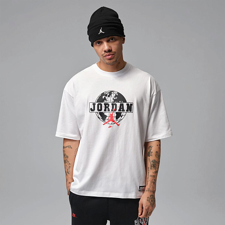 Футболка JORDAN M J GLOBE GFX OVSZ SS CREW