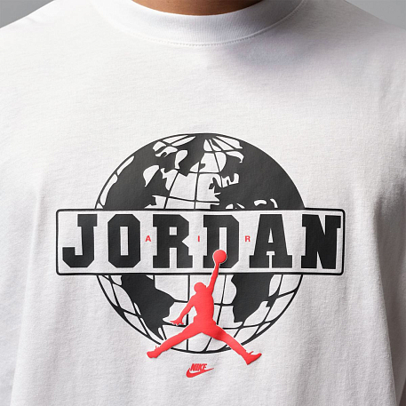 Футболка JORDAN M J GLOBE GFX OVSZ SS CREW