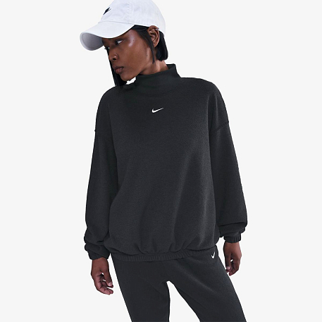 Толстовка NIKE W NSW PHNX PLSH LS MOCK TOP