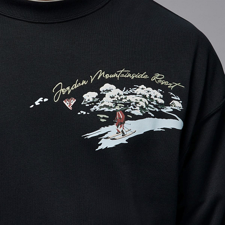 Футболка с длинным рукавом JORDAN M J BRK SNOWSCAPE CREW LB