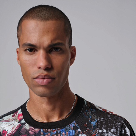 Лонгслив JORDAN M J FLT AOP LS JRSY