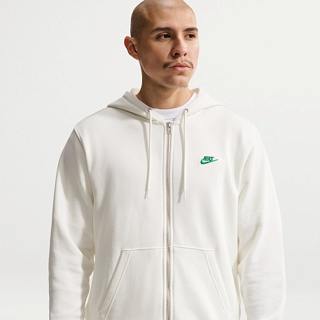Толстовка NIKE M NK CLUB FT FZ HDY FUTBOL