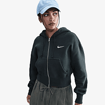 Толстовка NIKE W NSW PHNX FLC CROP FZ HDY