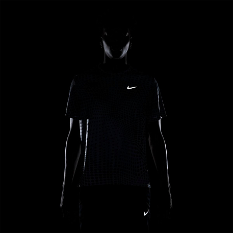 Футболка NIKE M NK DF MILER PRNT/MAT EXT
