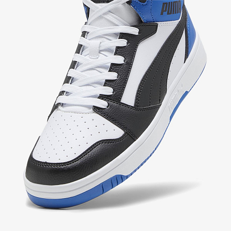 Ботинки Puma White-Black-Team Royal