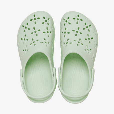 Клоги CROCS Classic  Floral  Cut  Out Clog Chk