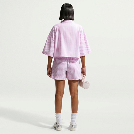 Рубашка NIKE W NSW OFFLN WVN PPLN STRP SS