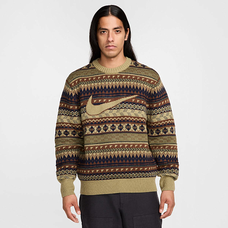 Толстовка NIKE M NL FAIR ISLE CREW SWEATER