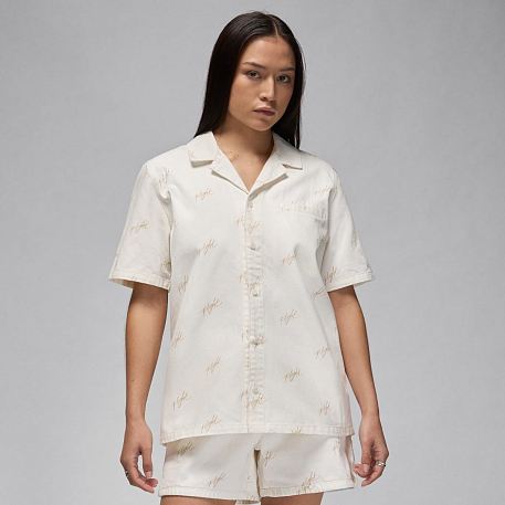 Футболка JORDAN W SS AOP WVN TOP