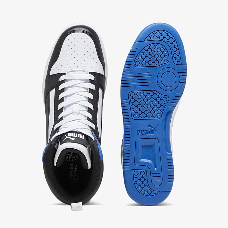 Ботинки Puma White-Black-Team Royal