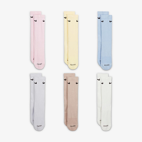 Носки NIKE U ED PLS CSH CRW 6PR - 132