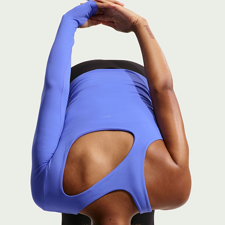Футболка с длинным рукавом NIKE W NK DF ZENVY LS TOP CS