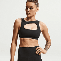 Топ NIKE W NK DF ZENVY BRA CS SSNL