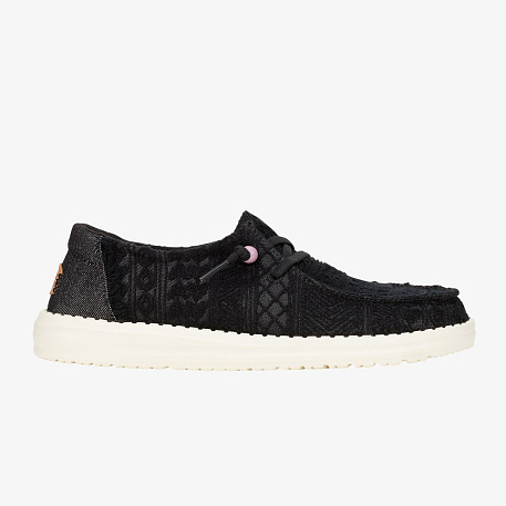 Кроссовки Hey Dude Wendy Crochet Lace Whi/Gld