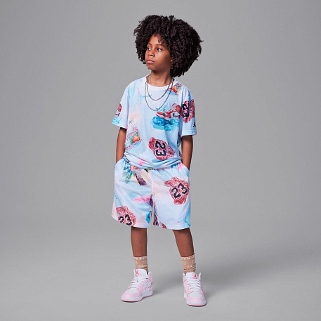 Футболка JDB JORDAN FLAMINGO AOP SS TEE / JDB JORDAN FLAMINGO AOP SS