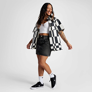 Футболка Converse Checkered Short Sleeve Button-Down Shirt
