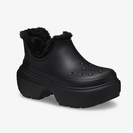Ботинки CROCS Stomp  Lined  Shorty Boot Blk/Blk