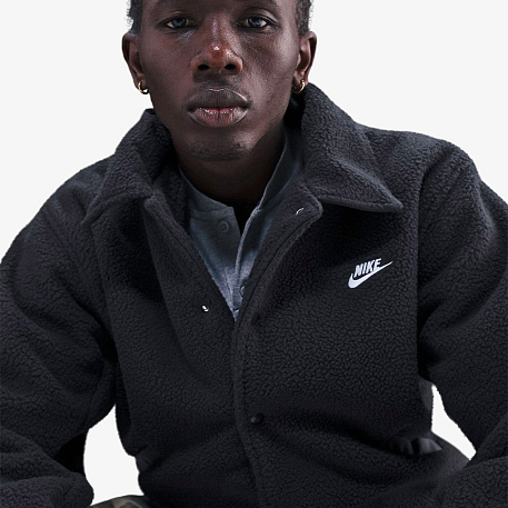 Толстовка NIKE M NK CLUB SHERPA COACHES JKT