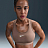 Топ NIKE W NK SWSH MED SPT BRA