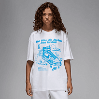 Футболка JORDAN W J SS OS GFX TEE SNKR