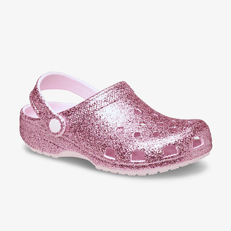 Клоги Crocs Classic Chunky Glitter Clog K PkM