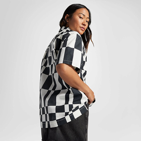 Футболка Converse Checkered Short Sleeve Button-Down Shirt
